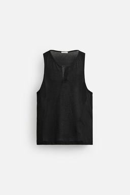 SEMI-SHEER TANK TOP - Zara фото 7