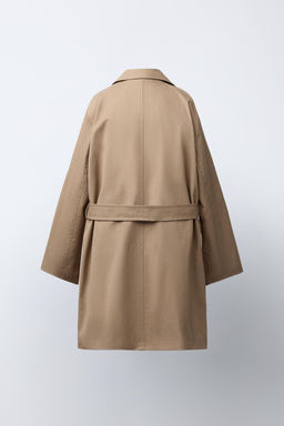 LONG TRENCH COAT WITH BELT - Zara фото 4
