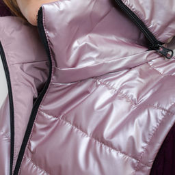 RODOS Жилет женский демисезон М-249 Светло-розовый  фото 6