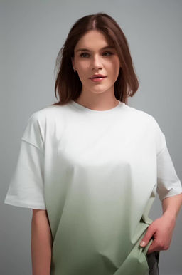 Женская хлопковая футболка оверсайз Happyfox - Happy fox фото 2