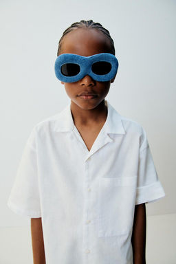 PAMUK VE KETEN KARISIMLI GOMLEK - Zara фото 4