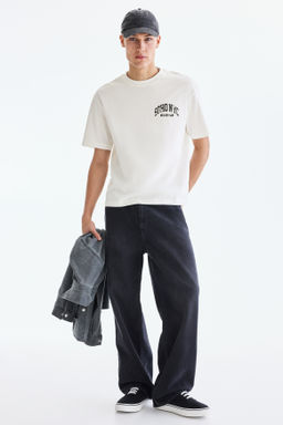 Camiseta con estampado Loose Fit - H&m фото 11