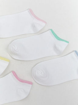 Basic K?z ?ocuk Patik ?orap 5li - Waikiki фото 5