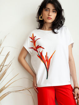 VILATTE / Футболка из премиального хлопка с эластаном