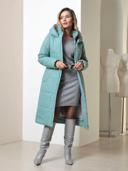 25417 Пальто св.зеленый - Dizzyway фото 5