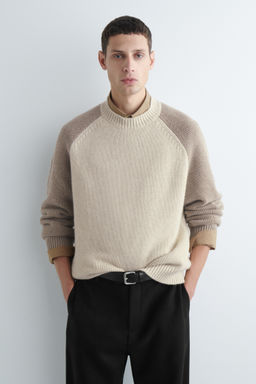 JERSEY CASHMERE EN BLOQUES DE COLOR - H&m фото 2