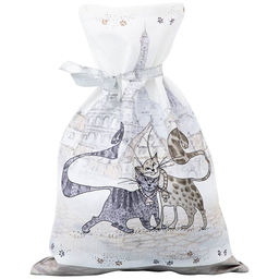 МЕШОЧЕК ПОДАРОЧНЫЙ КОТИКИ,35Х25СМ, 100