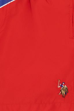 Красные морские шорты для мальчика - U.s. polo assn фото 4