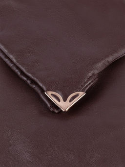 Перчатки женские 100% ш IS953 d.brown - Eleganzza фото 4