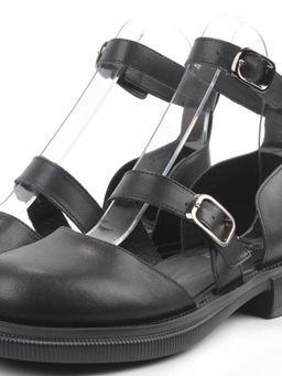 06-YD31-3E BLACK Туфли женские (натуральная кожа)