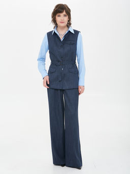 Блузка полуприлегающего силуэта - Stilla фото 5