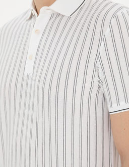 Beyaz Slim Fit Ti__rt