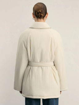 Куртка стеганая с поясом / Zarina  фото 5