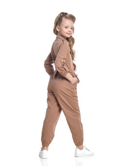 Комбинезон для девочки UD 7474 св.коричневый - Mini maxi фото 5