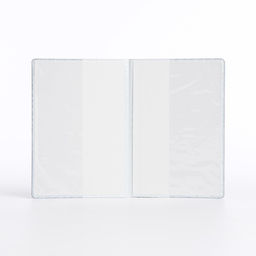 Цена за 2 шт. Обложка для паспорта, искусственная кожа, золотистое тиснение, синяя