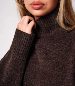 Свитер #ОКТ125001, шоколадный - Dommod фото 5