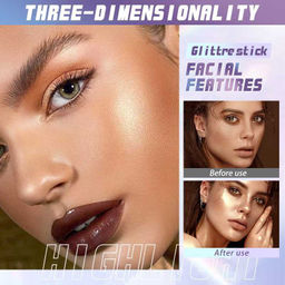 SADOER ?Хайлайтер-стик для сияющего покрытия 3D Contour Highlighter, тон 01