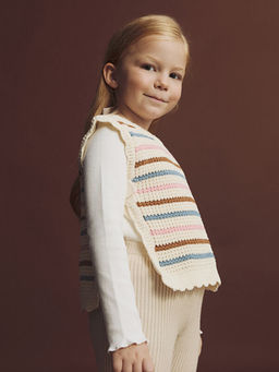 Bisiklet Yaka K?z ?ocuk Triko S?veter