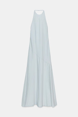 VESTIDO HALTER FLUIDO / Azul claro - Zara фото 8