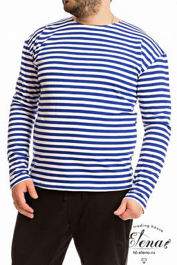 Тельняшка утепленная М10002Бл Василек