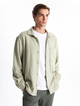 Regular Fit Uzun Kollu Erkek G?mlek Ceket