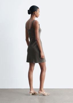 Minivestido lencero de sat?n - H&m фото 8