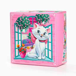 Коробка подарочная с 3Д «Кошки», 15 × 15 × 7 см