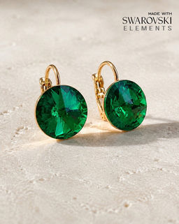 Серьги с кристаллами Swarovski