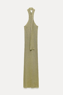 METALLIC THREAD KNIT DRESS - Zara фото 5