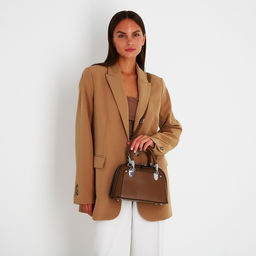 Сумка-саквояж на молнии, цвет коричневый - Simaland фото 2