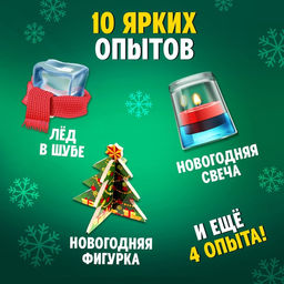 Набор для опытов Новогодняя лаборатория - Эврики фото 4