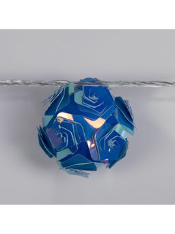 Гирлянда Нить 4.5 м с насадками Цветочные шары, IP20, прозрачная нить, 15 LED, свечение фиолетовое, 220 В - Luazon lighting фото 7