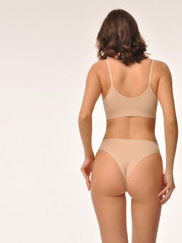 Топ на тонких бретелях в рубчик - My фото 41