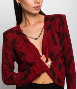 Джемпер #КТ1143, бордовый - Dommod фото 5