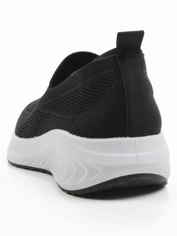 05-TEX-D04-02 BLACK Полуботинки спортивные летние мужские (текстиль)