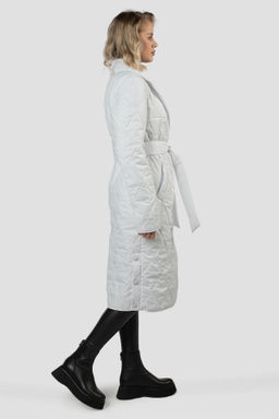 01-12086 Пальто женское демисезонное (пояс) - El podio фото 4