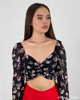 Топ Адэла (черный)