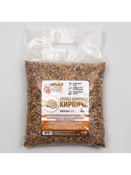 Крошка шамотного кирпича «Рецепты дедушки Никиты», фр 2-5, 3 кг