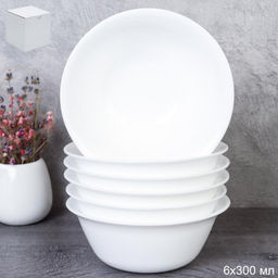 Набор салатников 6 штук 300 мл 127 мм Глэйд / FLPW50 (WHITE) /уп 12/
