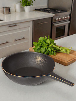 БЛЮДО С РУЧКОЙ BRONCO MIDNIGHT GOLD 30,5*21*5,5 СМ 1100 МЛ  фото 6