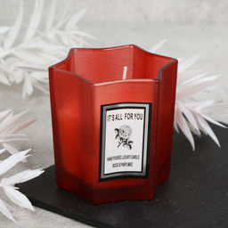 Свеча ароматическая в подсвечнике 7х7 см / B712 /уп 96/ - ГалеонТрейд фото 5