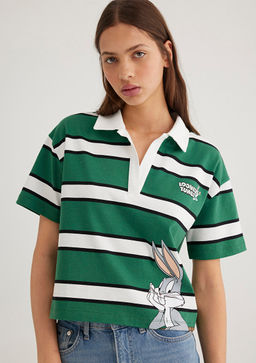 Bugs Bunny Bask?l? Yesil Tisort
