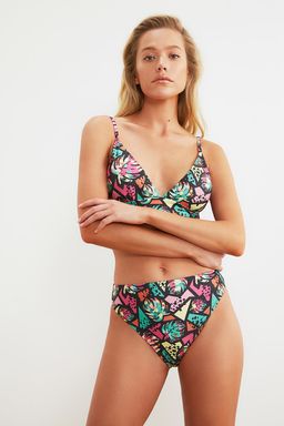 TRENDYOLMILLA Zebra Desenli Yuksek Bel Regular Bikini Alt? TBESS21BA0320  фото 12