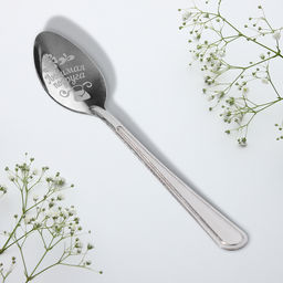 Цена за 3 шт. Ложка чайная с гравировкой Любимая подруга, 3?14 см