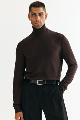 Jersey de cuello alto Regular Fit - H&m фото 4