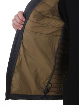 88045 DK. GRAY Куртка мужская демисезонная (100 гр. холлофайбер)