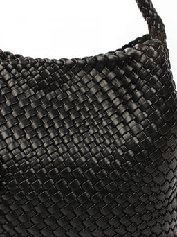 LACCOMA сумка СУ1053-0-черный эко кожа хлопок  фото 3