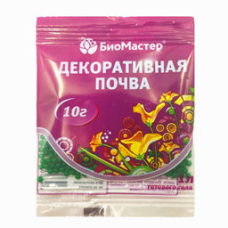 Почва декоративная (гидрогель) "Биомастер" 10г, цвет в ассорт.