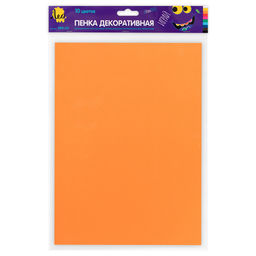 Лео Играй Пенка декоративная (фоамиран) DPK-03 A4 21 х 29.7 см 10 цв. №01 ассорти