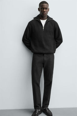 PANTAL?N CHINO SKINNY FIT / Negro - Zara фото 5